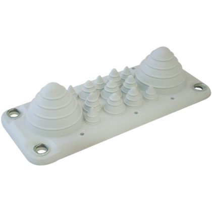 TRACON EKBV-03 Elosztószekrény kábelbevezető, 14db kábelhez 222x92mm; IP55