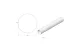 ELICA KIT0121000 Elica - Légtechnikai cső ø150 mm, hossz: 1000 mm