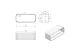 ELICA KIT0121001 Elica - Lapos csatorna csatlakozó/toldó  227x94 mm