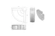ELICA KIT0121004 Elica - Lapos csatorna sarok - vízszintes 227x94 mm ELICA KIT0121004 Elica - Lapos csatorna sarok - vízszintes 227x94 mm