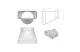 ELICA KIT0121008 Elica - Cső-lapos csatorna átalakító ø150 - 227X94 mm ELICA KIT0121008 Elica - Cső-lapos csatorna átalakító ø150 - 227X94 mm
