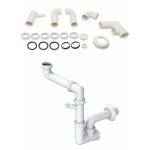 ELLECI COMPSIF1V - Szifonszett egyutas mosogatóhoz