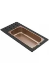 ELLECI KD011065BZ - Tároló edény egyrészes gourmet 433 bronz HPL kerettel