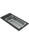 ELLECI KD011065IN - Tároló edény egyrészes gourmet 366 (Inox) HPL kerettel ELLECI KD011065IN - Tároló edény egyrészes gourmet 366 (Inox) HPL kerettel