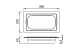 ELLECI KD011065IN - Tároló edény egyrészes gourmet 366 (Inox) HPL kerettel ELLECI KD011065IN - Tároló edény egyrészes gourmet 366 (Inox) HPL kerettel
