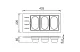 ELLECI KD012065IN - Tároló edény háromrészes gourmet 433 inox HPL kerettel ELLECI KD012065IN - Tároló edény háromrészes gourmet 433 inox HPL kerettel