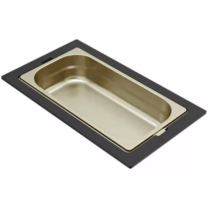 ELLECI KF011065GD - Tároló edény egyrészes gourmet 366 arany HPL kerettel ELLECI KF011065GD - Tároló edény egyrészes gourmet 366 arany HPL kerettel