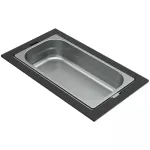   ELLECI KF011065IN - Tároló edény egyrészes gourmet 366 Inox HPL kerettel