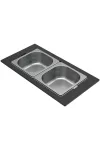 ELLECI KF012065IN - Tároló edény kétrészes gourmet 366 Inox HPL kerettel ELLECI KF012065IN - Tároló edény kétrészes gourmet 366 Inox HPL kerettel