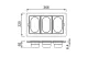 ELLECI KF013065IN - Tároló edény háromrészes gourmet 366 inox HPL kerettel ELLECI KF013065IN - Tároló edény háromrészes gourmet 366 inox HPL kerettel