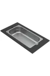 ELLECI KF021065IN - Tároló edény egyrészes gourmet 410 inox HPL kerettel ELLECI KF021065IN - Tároló edény egyrészes gourmet 410 inox HPL kerettel