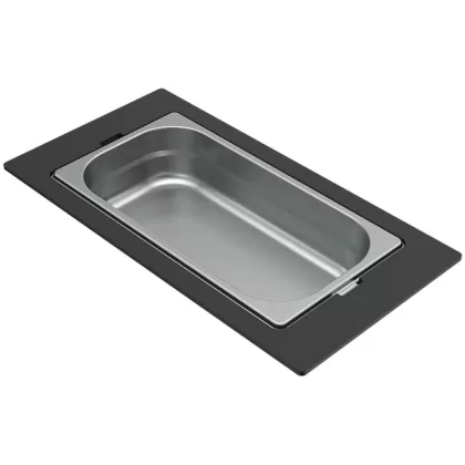 ELLECI KF021065IN - Tároló edény egyrészes gourmet 410 inox HPL kerettel ELLECI KF021065IN - Tároló edény egyrészes gourmet 410 inox HPL kerettel