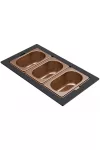 ELLECI KF053065BZ - Tároló edény háromrészes gourmet 378 bronz HPL kerettel ELLECI KF053065BZ - Tároló edény háromrészes gourmet 378 bronz HPL kerettel