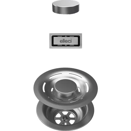 ELLECI KITASPT-F-1VSELL-IN - FLOW-PRO OPEN TWIST (tekerős) automata dugókiemelő egymedencés mosogatókhoz - inox ELLECI KITASPT-F-1VSELL-IN - FLOW-PRO OPEN TWIST (tekerős) automata dugókiemelő egymedencés mosogatókhoz - inox