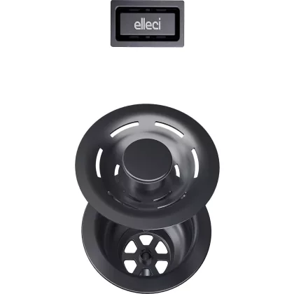 ELLECI KITWPT-F-1VSELL-GM - FLOW-PRO szűrő és négyzetes túlfolyó egymedencés mosogatókhoz - fegyveracél ELLECI KITWPT-F-1VSELL-GM - FLOW-PRO szűrő és négyzetes túlfolyó egymedencés mosogatókhoz - fegyveracél