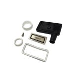 ELLECI KTSMELL - Túlfolyó készlet négyzetes - Inox