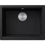   ELLECI LG210540BSO - Mosogatótálca Time 105 UM G40 Nero munkalap alá szerelhető