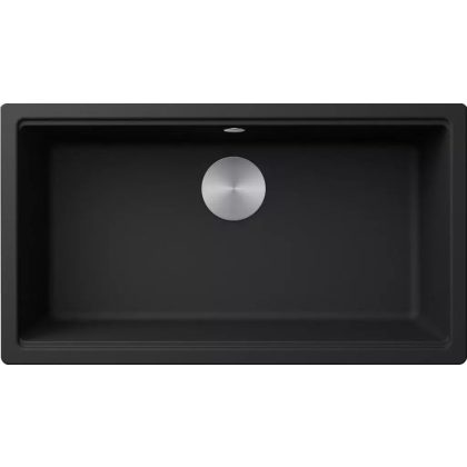   ELLECI LG213040BSO - Mosogatótálca Time 130 UM G40 Nero munkalap alá szerelhető