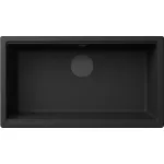   ELLECI LG213040BSOBKM - Mosogatótálca Time 130 UM G40 Nero fekete tartozékokkal munkalap alá szerelhető