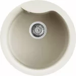   ELLECI LGEROU62 - Mosogatótálca Ego ROUND G62 Bianco Antico