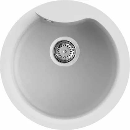 ELLECI LGEROU68 - Mosogatótálca Ego ROUND G68 Bianco