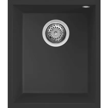   ELLECI LGQ10040BSO - Mosogatótálca Quadra 100 UM G40 Nero munkalap alá szerelhető