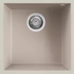   ELLECI LGQ10239BSO - Mosogatótálca Quadra 102 UM G39 Bianco soft munkalap alá szerelhető