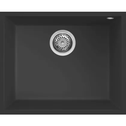   ELLECI LGQ10540BSO - Mosogatótálca Quadra 105 UM G40 Nero munkalap alá szerelhető