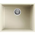 ELLECI LGQ10562BSO - Mosogatótálca Quadra 105 UM G62 Bianco Antico munkalap alá szerelhető
