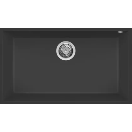   ELLECI LGQ13040BSO - Mosogatótálca Quadra 130 UM G40 Nero munkalap alá szerelhető