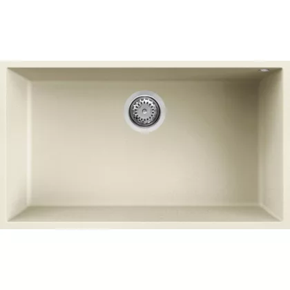   ELLECI LGQ13062BSO - Mosogatótálca Quadra 130 UM G62 Bianco Antico munkalap alá szerelhető