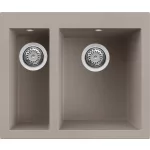 ELLECI LGQ15043 - Mosogatótálca Quadra 150 G43 Tortora - Kifutó termék!