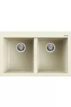 ELLECI LGQ35062 - Mosogatótálca Quadra 350 G62 Bianco Antico ELLECI LGQ35062 - Mosogatótálca Quadra 350 G62 Bianco Antico