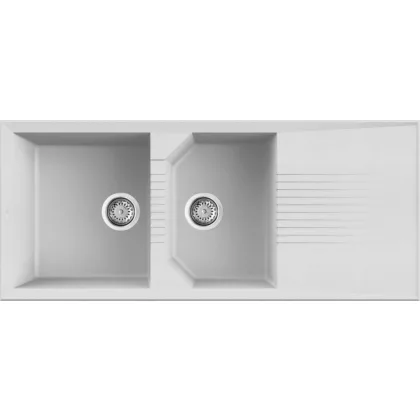   ELLECI LGT50068 - Mosogatótálca Tekno 500 G68 Bianco - Kifutó termék!