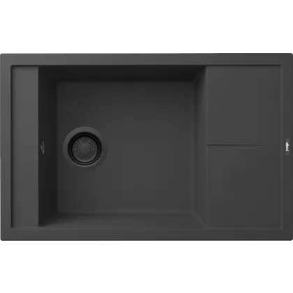   ELLECI LGU30540BKM - Mosogatótálca Unico 305 G40 Nero fekete tartozékokkal