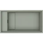   ELLECI LKD36082GLD - Mosogatótálca Dialogo 360 Workstation K82 Sage arany tartozékokkal