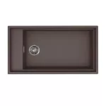   ELLECI LKD36087 - Mosogatótálca Dialogo 360 Workstation K87 Cocoa inox tartozékokkal