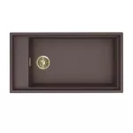 ELLECI LKD36087GLD - Mosogatótálca Dialogo 360 Workstation K87 Cocoa arany tartozékokkal