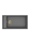 ELLECI LKD36099GLD - Mosogatótálca Dialogo 360 Workstation K99 Concrete arany tartozékokka