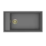 ELLECI LKD36099GLD - Mosogatótálca Dialogo 360 Workstation K99 Concrete arany tartozékokka