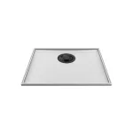   ELLECI LKES5096BKM - Mosogatótálca medencefenék Essenza 50 K96 White fekete tartozékokkal