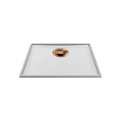   ELLECI LKES5096BRZ - Mosogatótálca medencefenék Essenza 50 K96 White bronz tartozékokkal