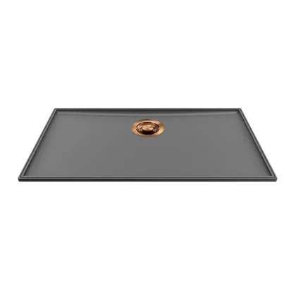   ELLECI LKES7099GLD - Mosogatótálca medencefenék Essenza 70 K99 Concrete arany tartozékokkal