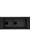 ELLECI LKM59086FBXCB - Mosogatótálca Mixology 590 K86 Black fekete tartozékokkal