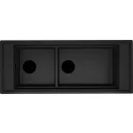   ELLECI LKM59086FBXCB - Mosogatótálca Mixology 590 K86 Black fekete tartozékokkal