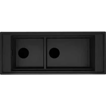   ELLECI LKM59086FBXCB - Mosogatótálca Mixology 590 K86 Black fekete tartozékokkal