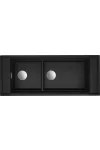ELLECI LKM59086FIXCI - Mosogatótálca Mixology 590 K86 Black inox tartozékokkal