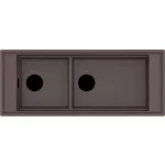   ELLECI LKM59087FBXCB - Mosogatótálca Mixology 590 K87 Cocoa fekete tartozékokkal