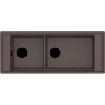   ELLECI LKM59087FBXCB - Mosogatótálca Mixology 590 K87 Cocoa fekete tartozékokkal