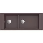   ELLECI LKM59087FIXCI - Mosogatótálca Mixology 590 K87 Cocoa inox tartozékokkal